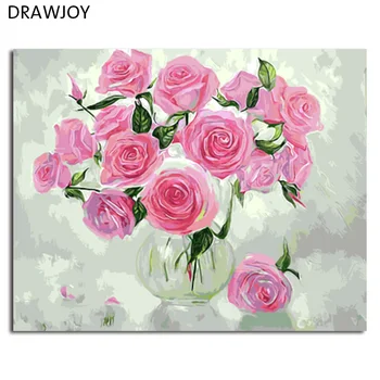 DRAWJOY Framed Oil Paint DIY Painting By Numbers Coloring By Numbers Flowers Painting and Calligraphy Home Decoration
DRAWJOY Framed Oil Paint DIY Painting By Numbers Coloring By Numbers Flowers Painting and Calligraphy Home Decoration