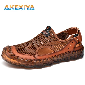 2020 New Roman Style Mens Gladiator Sandals Summer Mesh Men's Sandals Handmade Leather Mens Beach Sandals Outdoor Men's Sandals
2020 New Roman Style Mens Gladiator Sandals Summer Mesh Men's Sandals Handmade Leather Mens Beach Sandals Outdoor Men's Sandals