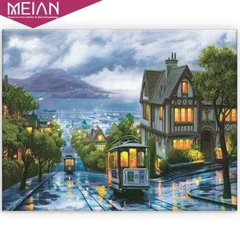 2020 MEIAN Street 5D Painting Scenery Diamond Dot Painting Mosaic Suit Embroidery City Landscape Diamond Cross-Stitch Home Decor 
2020 MEIAN Street 5D Painting Scenery Diamond Dot Painting Mosaic Suit Embroidery City Landscape Diamond Cross-Stitch Home Decor