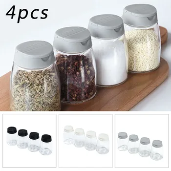 4PCS Kitchen Glass Seasoning Bottles Jars Container Spice Lid Condiment Storage Non-toxic Harmless Double Opening Design
4PCS Kitchen Glass Seasoning Bottles Jars Container Spice Lid Condiment Storage Non-toxic Harmless Double Opening Design