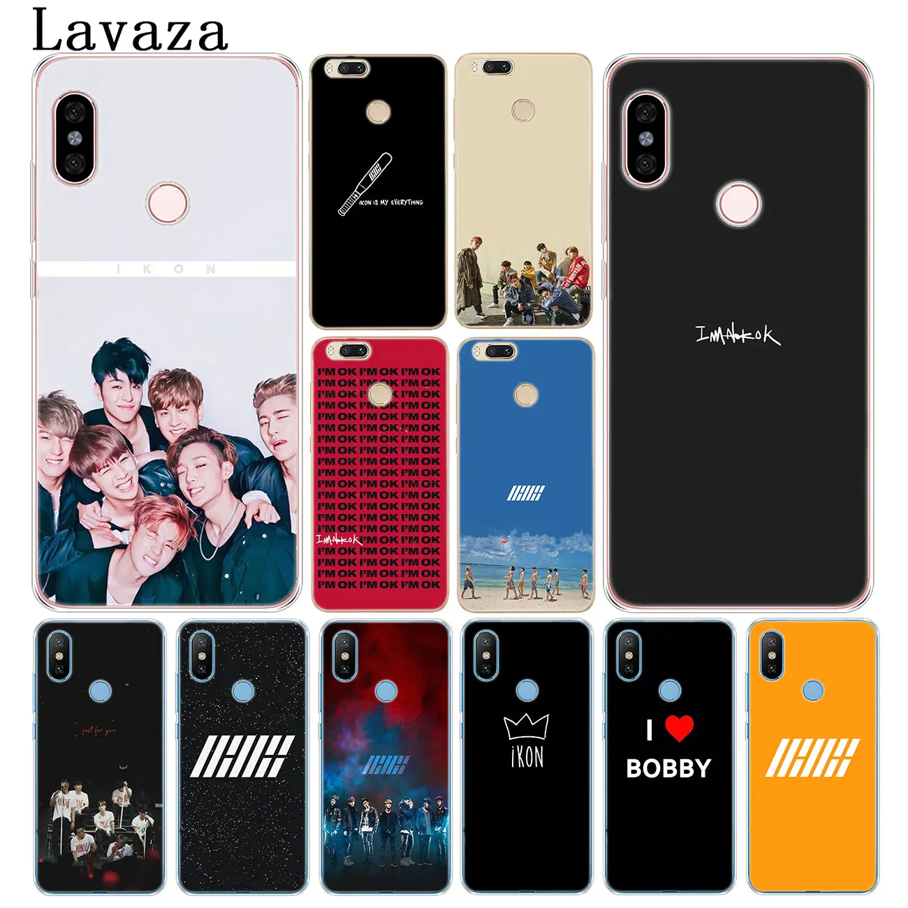 Lavaza Ikon Bands K Pop Hard Phone Case for Xiaomi Redmi k20 7A 6A 4A Note 7 5 6 Pro 4 4X Plus Cover
Lavaza Ikon Bands K Pop Hard Phone Case for Xiaomi Redmi k20 7A 6A 4A Note 7 5 6 Pro 4 4X Plus Cover