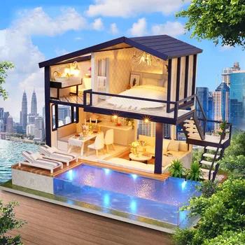 CUTE ROOM sg gong yu DIY Hut New Products Large Villa Season Gifts Handmade Creative Assembled
CUTE ROOM sg gong yu DIY Hut New Products Large Villa Season Gifts Handmade Creative Assembled