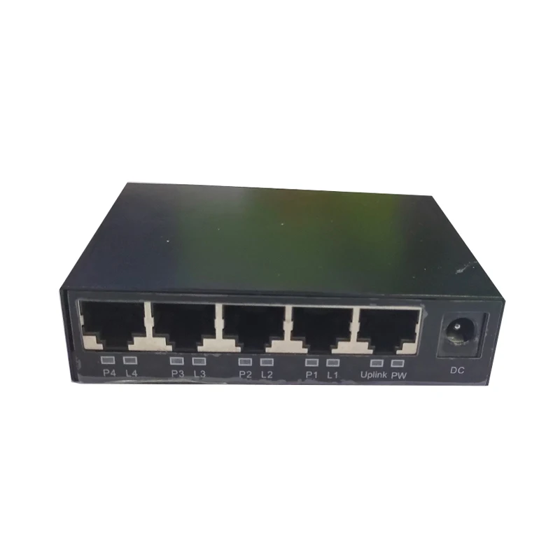 Новые 5 шт/упаковка-Порты и разъёмы (4 PoE) Мощность over Ethernet настольный коммутатор