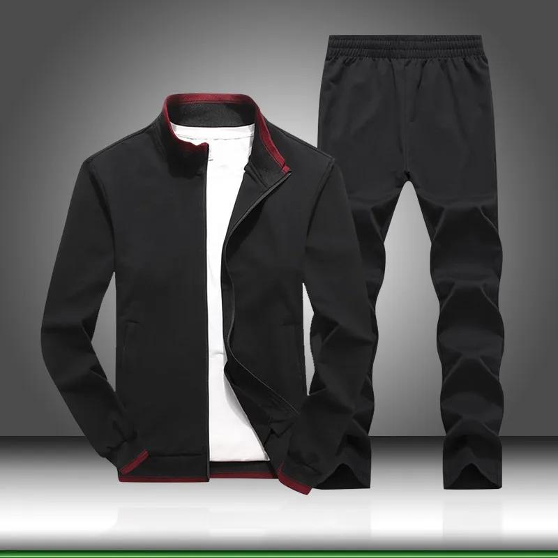Two Piece Set Men's Tracksuits Spring Autumn Solid Color Men Set Brand Sportswear Jacket+Pants Sweatsuits Plus Size Clothing 5XL
Two Piece Set Men's Tracksuits Spring Autumn Solid Color Men Set Brand Sportswear Jacket+Pants Sweatsuits Plus Size Clothing 5XL