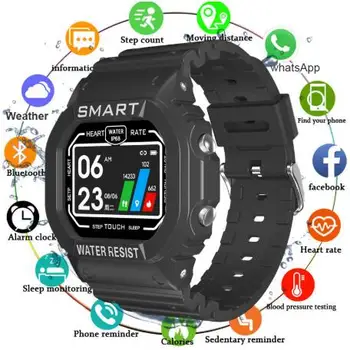 K16 Smart Watch Men Women IP68 Waterproof K16 Blood Pressure Heart Rate Monitor WhatsApp Reminder Multi-sport Modes Smartwatch
K16 Smart Watch Men Women IP68 Waterproof K16 Blood Pressure Heart Rate Monitor WhatsApp Reminder Multi-sport Modes Smartwatch