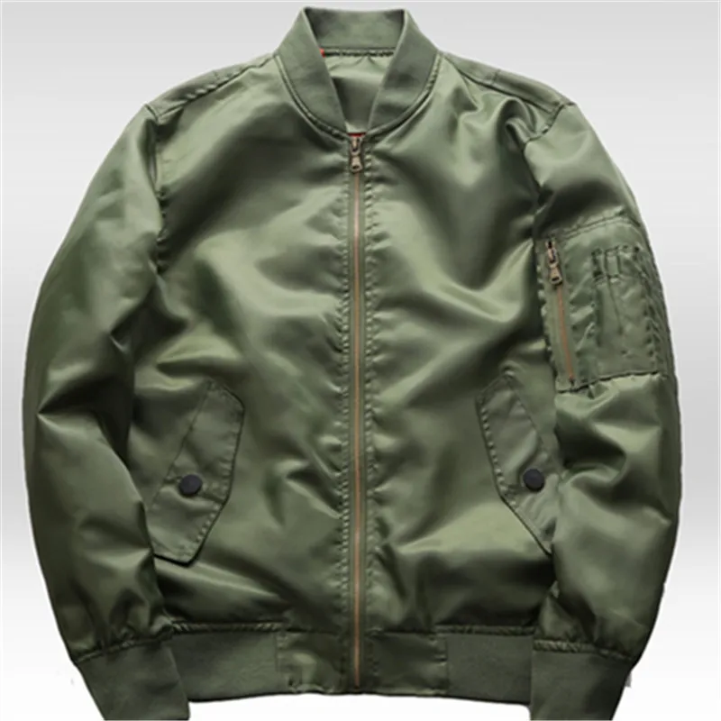 Thin 2019 spring and autumn flight jacket air force plain military jacket
Thin 2019 spring and autumn flight jacket air force plain military jacket