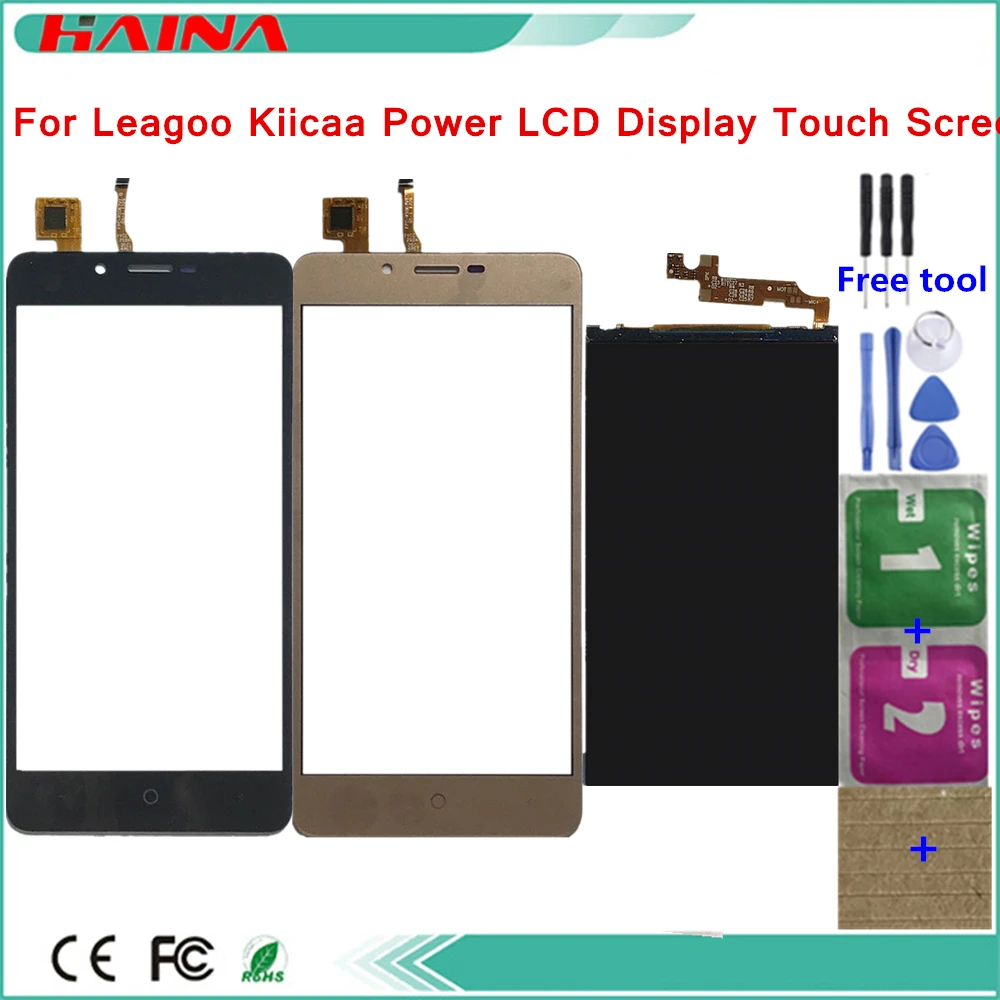 ЖК-дисплей 5 0 дюйма для LEAGOO KIICAA POWER сенсорный экран дигитайзер бесплатные