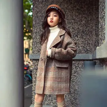 Winter Fashion new children Double-faced Cashmere Wool Coat Soft comfortable Plaid Overcoat warm Cashmere jacket Outerwear Y2271
Winter Fashion new children Double-faced Cashmere Wool Coat Soft comfortable Plaid Overcoat warm Cashmere jacket Outerwear Y2271