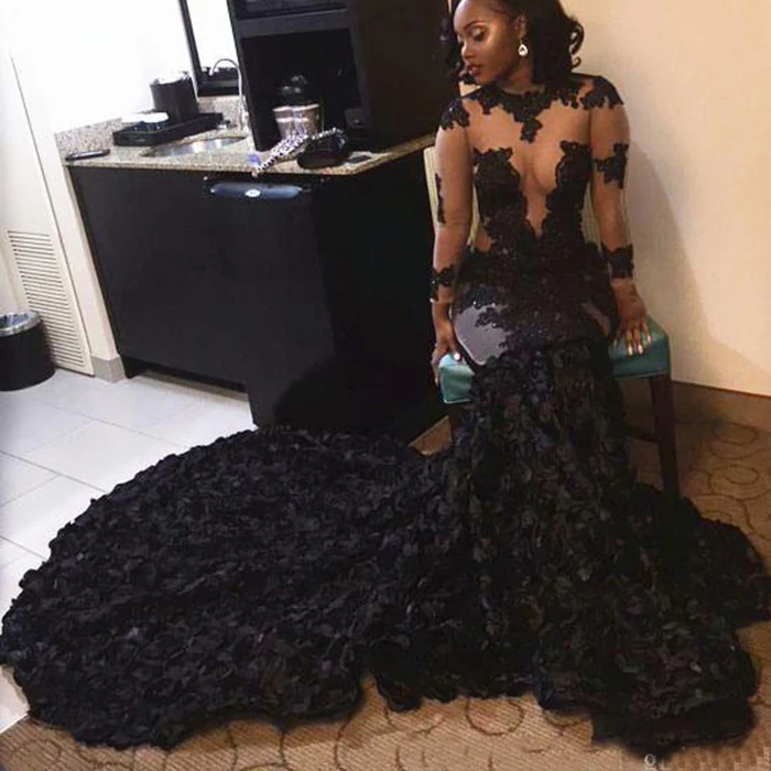 cascading-ruffles-2017-new-black-lace-appliques