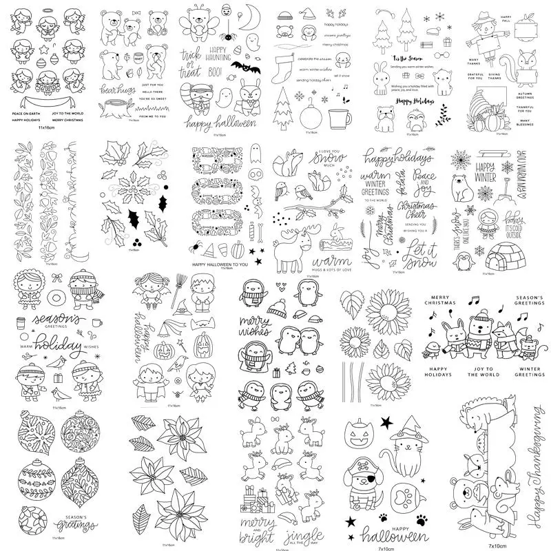 Happy Halloween Christmas Tree Transparent Silicone Clear Stamp for Scrapbooking DIY Craft Decoration Soft Stamp New 2019
Happy Halloween Christmas Tree Transparent Silicone Clear Stamp for Scrapbooking DIY Craft Decoration Soft Stamp New 2019