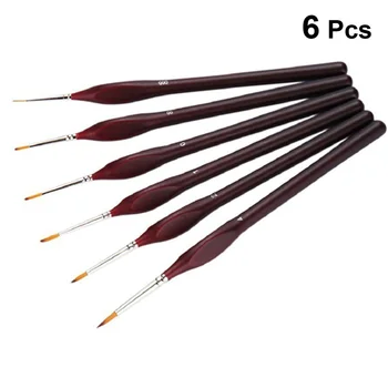 1 Set of Painting Brushes Wolf Hair Tip Portable Wooden Handle Professional Brushes Detailing Drawing Outline Pens for Artists
1 Set of Painting Brushes Wolf Hair Tip Portable Wooden Handle Professional Brushes Detailing Drawing Outline Pens for Artists
