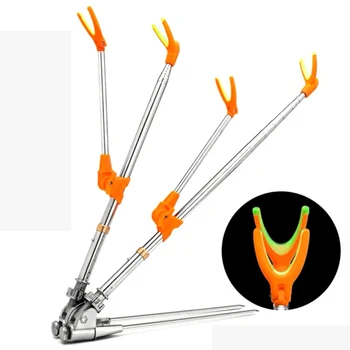 1.5M Telescopic Fishing Rods Holder Folding Stainless Steel Hand Rod Holder Use Fishing Equipment 
1.5M Telescopic Fishing Rods Holder Folding Stainless Steel Hand Rod Holder Use Fishing Equipment