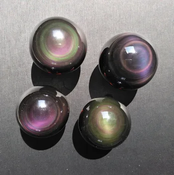 Anju Jewelry Natural Rainbow Eye Obsidian Ice Seed Double Rainbow Eye Obsidian Ball Ornament
Anju Jewelry Natural Rainbow Eye Obsidian Ice Seed Double Rainbow Eye Obsidian Ball Ornament