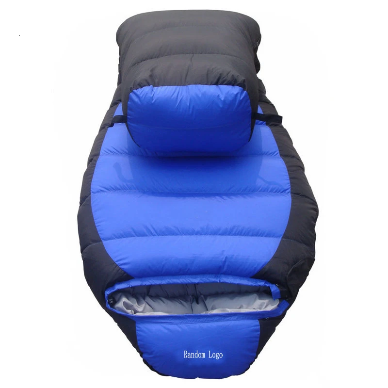Mountain Winter Down Sleeping Bag -10 Degree 1.7 KG Ultralight Portable Mummy Sleeping Bag For Outdoor Camping Hiking Traveling (11)