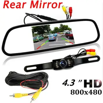 4.3" Car Wireless Reverse Rear View Camera Rearview Mirror Monitor HD Video Parking LED Night Vision CCD Backup Cameras
4.3" Car Wireless Reverse Rear View Camera Rearview Mirror Monitor HD Video Parking LED Night Vision CCD Backup Cameras