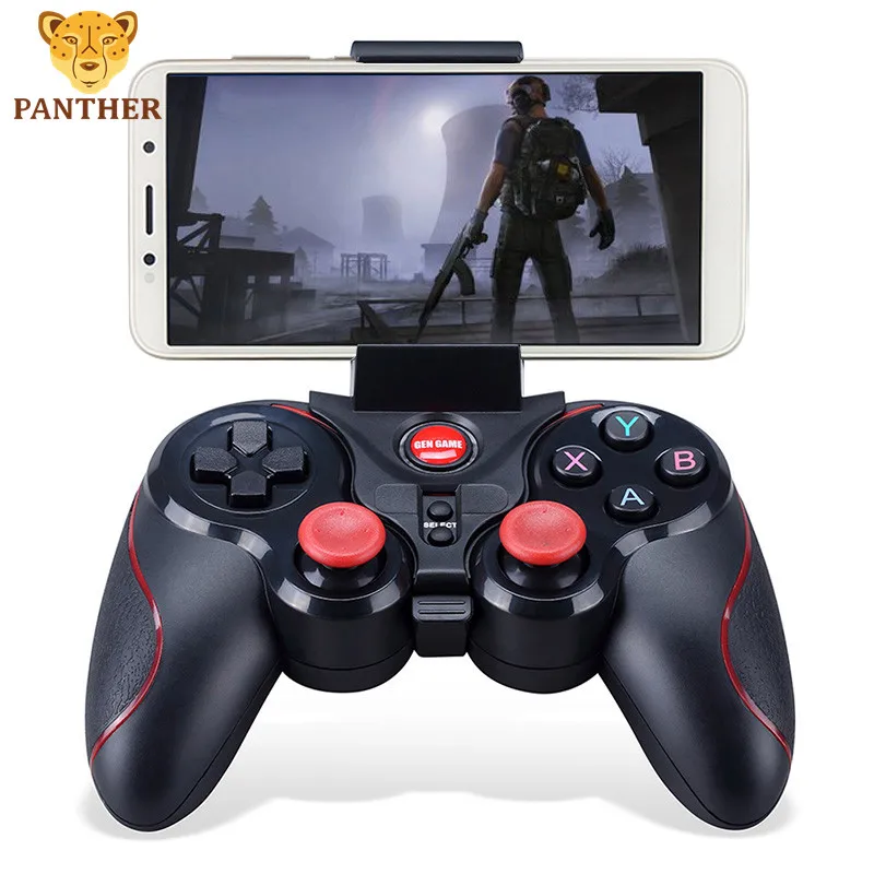 Bluetooth Gamepad Wireless Game Controller with holder for Game Console Android Smartphone Tv Box
Bluetooth Gamepad Wireless Game Controller with holder for Game Console Android Smartphone Tv Box