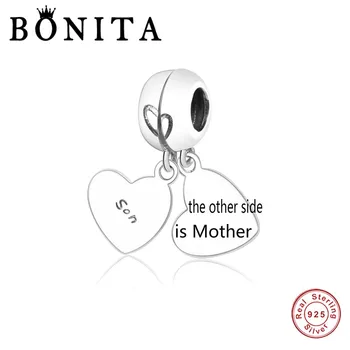 100% 925 Sterling Silver Mom & Son Heart Dangle Charm Fit Original Brand Charms Bracelet Beads For Making DIY Berloque Jewelry
100% 925 Sterling Silver Mom & Son Heart Dangle Charm Fit Original Brand Charms Bracelet Beads For Making DIY Berloque Jewelry