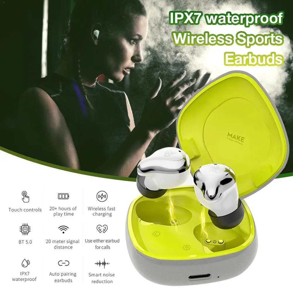 Bluetooth 5.0 Earphone Earbuds Intelligent Touch Control Headset Handsfree True Wireless Earbuds With Mic For Mifos
Bluetooth 5.0 Earphone Earbuds Intelligent Touch Control Headset Handsfree True Wireless Earbuds With Mic For Mifos
