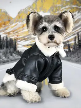 Free Shipping Winter Thicken Leather Fur Super Warm Dog Leather Jacket Dog Coat Cat Pet Clothes Poodle Yorkie Schnauzer Florida
Free Shipping Winter Thicken Leather Fur Super Warm Dog Leather Jacket Dog Coat Cat Pet Clothes Poodle Yorkie Schnauzer Florida