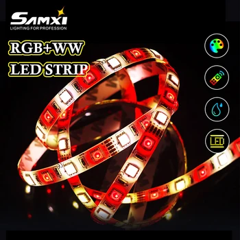 5050 RGBWW 12V LED Strip 5M/300LED RGB+Warmwhite Light Flexible Waterproof Led Light Strip for Livingroom Bedroom Garden 
5050 RGBWW 12V LED Strip 5M/300LED RGB+Warmwhite Light Flexible Waterproof Led Light Strip for Livingroom Bedroom Garden