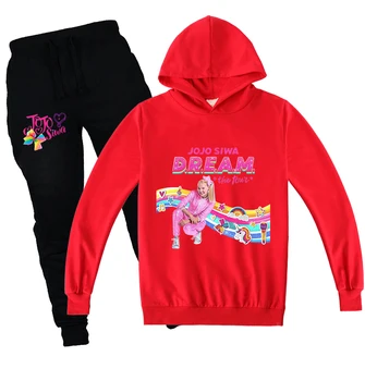 2020 Spring Autumn JOJO SIWA Girl Clothing Sets Children Tracksuits for Girls Clothes Hoodies Sweatshirt + Pants Kids Sport Suit
2020 Spring Autumn JOJO SIWA Girl Clothing Sets Children Tracksuits for Girls Clothes Hoodies Sweatshirt + Pants Kids Sport Suit