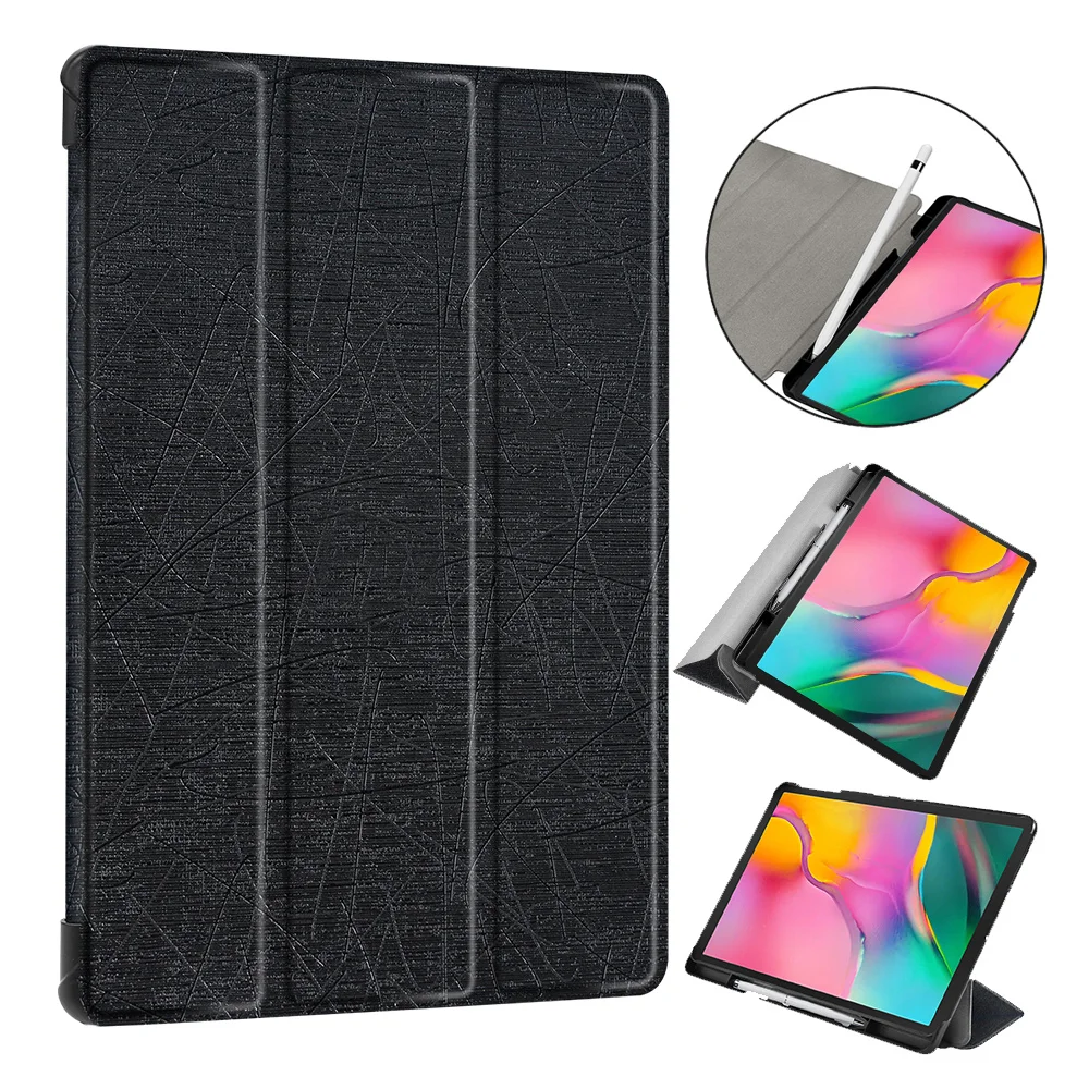 Luxury Case for Samsung Galaxy Tab A 10.1 2019 SM-T510 T515 PU Leather Cover for Samsung Tablet Protective Skin with Pen Slot 
Luxury Case for Samsung Galaxy Tab A 10.1 2019 SM-T510 T515 PU Leather Cover for Samsung Tablet Protective Skin with Pen Slot
