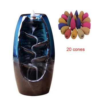 Waterfall Backflow Incense Burner Mountain River Handicraft Home Burner Backflow Ceramic Waterfall Decor Smoke Incense Holder
Waterfall Backflow Incense Burner Mountain River Handicraft Home Burner Backflow Ceramic Waterfall Decor Smoke Incense Holder