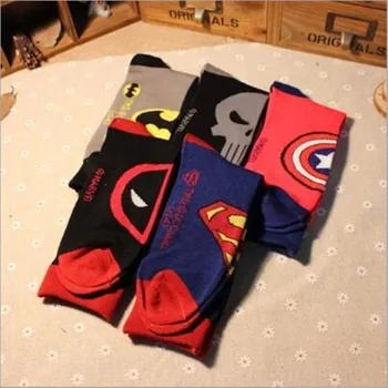 Captain America Punisher General Socks Deadpool Knee-High Warm Stitching pattern Antiskid Invisible Casual Autumn spring winter
Captain America Punisher General Socks Deadpool Knee-High Warm Stitching pattern Antiskid Invisible Casual Autumn spring winter