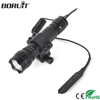 BORUiT 501B XPE LED Flashlight 1000LM 5-Mode Waterproof Torches with emote Pressure Switch for Camping Hunting
BORUiT 501B XPE LED Flashlight 1000LM 5-Mode Waterproof Torches with emote Pressure Switch for Camping Hunting