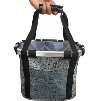 Bicycle Basket Handlebar Pannier Cycling Carryings Holder Bike Riding Pouch Cycle Biking Front Baggage Bag 5.0KG Load 
Bicycle Basket Handlebar Pannier Cycling Carryings Holder Bike Riding Pouch Cycle Biking Front Baggage Bag 5.0KG Load