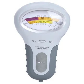 Portable Swimming Pool Water Tester Detector PH Chlorine Water Quality Testing Monitor Meter High Measurement Accuracy
Portable Swimming Pool Water Tester Detector PH Chlorine Water Quality Testing Monitor Meter High Measurement Accuracy