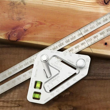 1 Pc Multi-function Measuring Roof Revolutionizing Carpentry Utensil Tool Angle Ruler Home Garden Supplies
1 Pc Multi-function Measuring Roof Revolutionizing Carpentry Utensil Tool Angle Ruler Home Garden Supplies