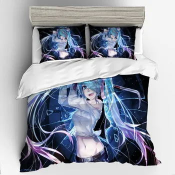 3D Design Printing Bedding Set Duvet Cover Pillowcase Bedclothes Dropshipping Gife Game king Queen size Miku 05 
3D Design Printing Bedding Set Duvet Cover Pillowcase Bedclothes Dropshipping Gife Game king Queen size Miku 05