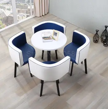 Simple negotiation table and chair combination reception parlor leisure table and chair shop rest area coffee table and chair
Simple negotiation table and chair combination reception parlor leisure table and chair shop rest area coffee table and chair
