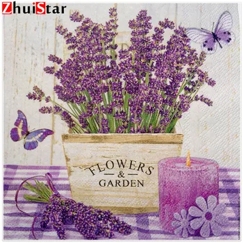 5D DIY Diamond Painting Full Square Lavender Pictures of Rhinestones Diamond Mosaic Handmade Diamond Embroidery Flowers XY1 Good
