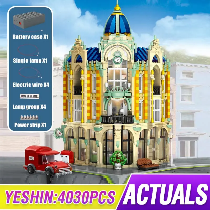 Mould King 16010 Creator Expert Modular Buildings the Post Office Corner with Light Blocks Bricks Toys for Children Toys Gifts
Mould King 16010 Creator Expert Modular Buildings the Post Office Corner with Light Blocks Bricks Toys for Children Toys Gifts