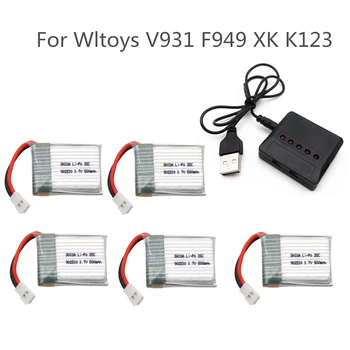 3.7V 500mAh 25C LiPo Battery with battery charger For Wltoys V931 F949 XK K123 6Ch RC Helicopter
3.7V 500mAh 25C LiPo Battery with battery charger For Wltoys V931 F949 XK K123 6Ch RC Helicopter