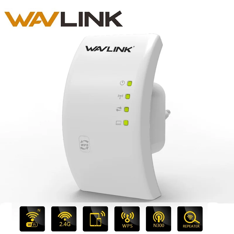 Wavlink Wireless Wifi Extender 300Mbps Repeater 802.11b/g/n 2.4G Network Antenna WPS wifi Signal Long Range Booster Repetidor
Wavlink Wireless Wifi Extender 300Mbps Repeater 802.11b/g/n 2.4G Network Antenna WPS wifi Signal Long Range Booster Repetidor