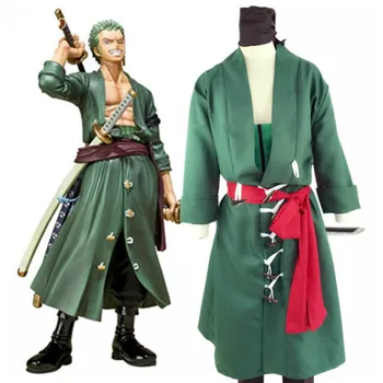 Anime ONE PIECE Roronoa Zoro Cosplay Costume Green Uniform Outfit Halloween Adult Costumes for Women/Men Carnaval Disfraces
Anime ONE PIECE Roronoa Zoro Cosplay Costume Green Uniform Outfit Halloween Adult Costumes for Women/Men Carnaval Disfraces