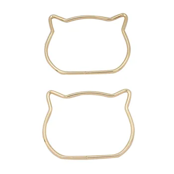 Haofa 11.5*8.5cm 2pcs Cute Cat Ear Metal Handbag Handle Replacement DIY Shoulder Bag Parts Accessories Bag Making Handle
Haofa 11.5*8.5cm 2pcs Cute Cat Ear Metal Handbag Handle Replacement DIY Shoulder Bag Parts Accessories Bag Making Handle