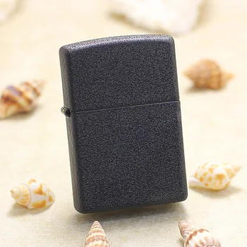 Genuine Zippo oil lighter copper windproof Black crack paint cigarette Kerosene lighters Gift With anti-counterfeiting code 
Genuine Zippo oil lighter copper windproof Black crack paint cigarette Kerosene lighters Gift With anti-counterfeiting code
