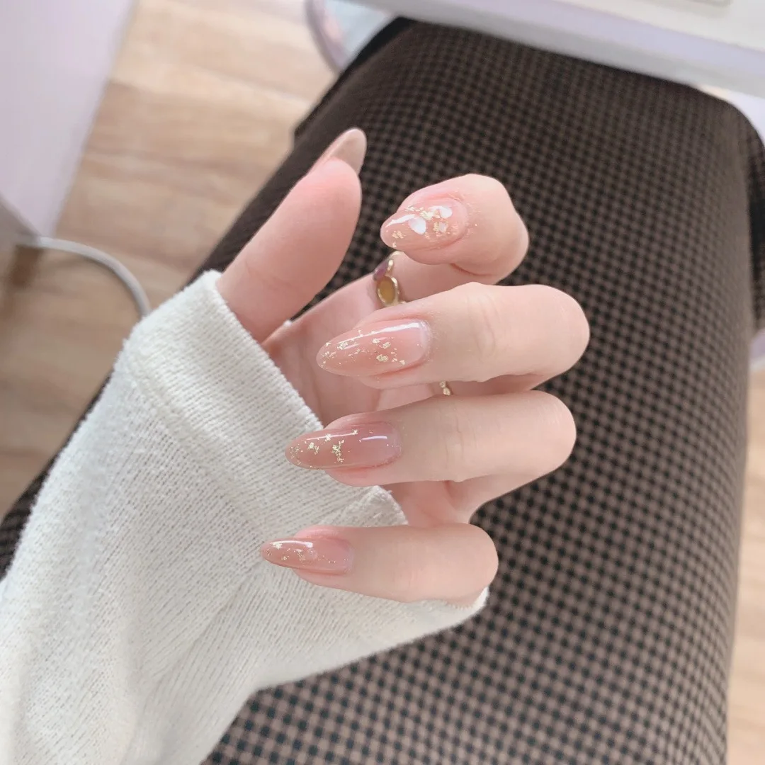 Medium-length Gradient Nude Color Nail Stickers Shell Pattern Nail Stickers 24 Pieces Of Boxed Nail Stickers BY96
Medium-length Gradient Nude Color Nail Stickers Shell Pattern Nail Stickers 24 Pieces Of Boxed Nail Stickers BY96