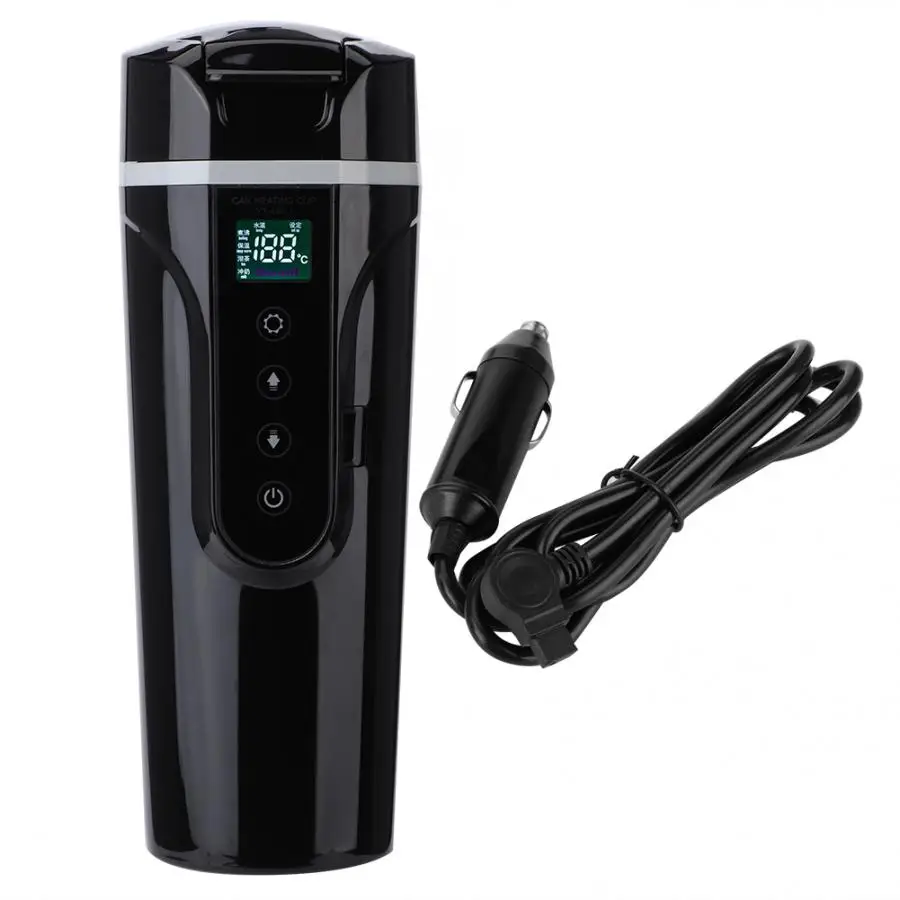 350ML Car Electric Kettle Adjustable Temperature Auto Water Heating Cup Coffee Tea Boiling Mug 12V
350ML Car Electric Kettle Adjustable Temperature Auto Water Heating Cup Coffee Tea Boiling Mug 12V
