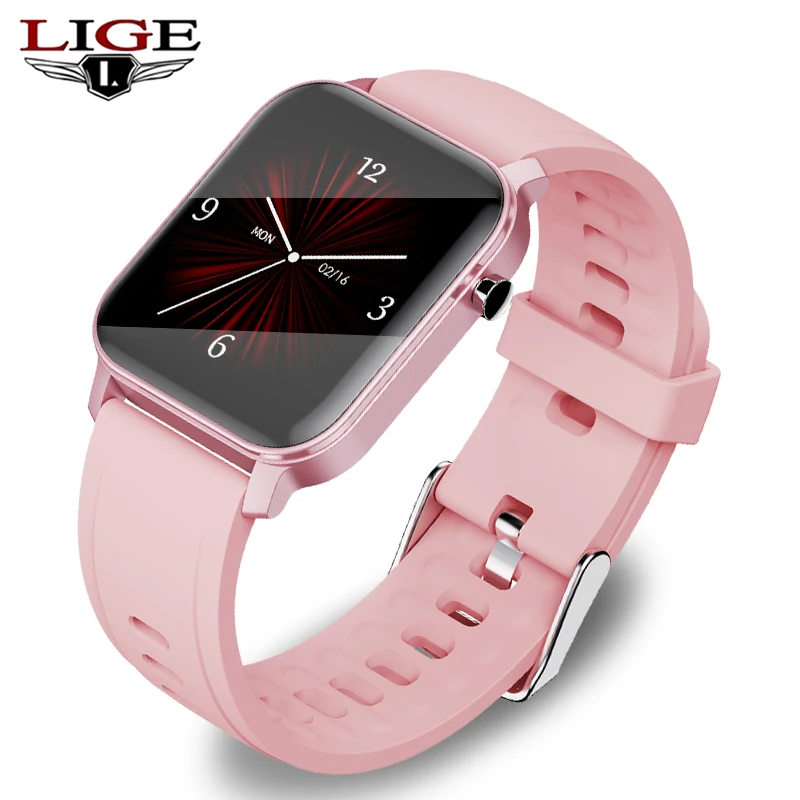 LIGE Woman Smart Watch Women Fitness Watch Smart Watch Men Waterproof Music Weather Display for Android ios Reloj Inteligente
LIGE Woman Smart Watch Women Fitness Watch Smart Watch Men Waterproof Music Weather Display for Android ios Reloj Inteligente