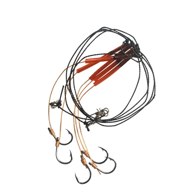 1pcs Stainless Steel Rigs Swivel Fishing Hooks 5#-14# With 5 Small High Carbon Steel String Hook Fishing Lure Pesca Baits Tackle
1pcs Stainless Steel Rigs Swivel Fishing Hooks 5#-14# With 5 Small High Carbon Steel String Hook Fishing Lure Pesca Baits Tackle