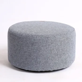 Fashion Modern Natural Cotton Linen Solid Wood Board Creativity Round Kids Stool Non-slip Soft Stools Home Low Washable Foot 
Fashion Modern Natural Cotton Linen Solid Wood Board Creativity Round Kids Stool Non-slip Soft Stools Home Low Washable Foot