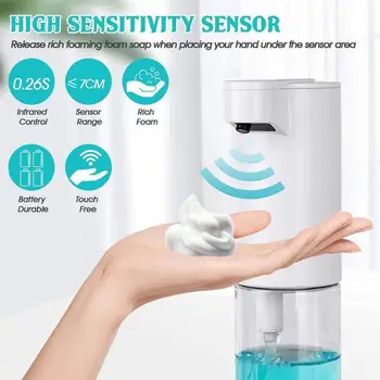 350ml Smart Sensing Automatic Foam Soap Dispenser Autom Liquid Soap Dispenser Kitchen Bathroom Hand Washer Pump Soap Dispenser
350ml Smart Sensing Automatic Foam Soap Dispenser Autom Liquid Soap Dispenser Kitchen Bathroom Hand Washer Pump Soap Dispenser