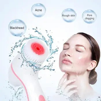 Electric Facial Cleansing Brush Pore Blackhead Cleansing Brush Silica Gel Cleaner Skin Care Tool USB Charging Seat
Electric Facial Cleansing Brush Pore Blackhead Cleansing Brush Silica Gel Cleaner Skin Care Tool USB Charging Seat