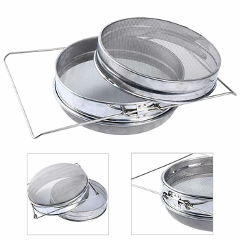 Stainless Steel Beekeeping Double Honey Sieve Strainer Filter Apiary Equip Tool 1pc
Stainless Steel Beekeeping Double Honey Sieve Strainer Filter Apiary Equip Tool 1pc