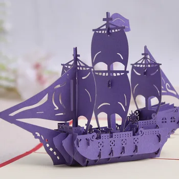 Ancient Sailing Boat Paper Invitation Greeting Cards 3D Laser Cut Post Card Birthday Party Business Gift
Ancient Sailing Boat Paper Invitation Greeting Cards 3D Laser Cut Post Card Birthday Party Business Gift